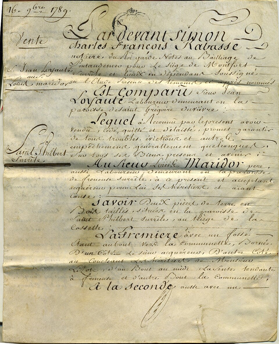 Escritura notarial